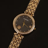 Women Chain Wrist Watch Golden C